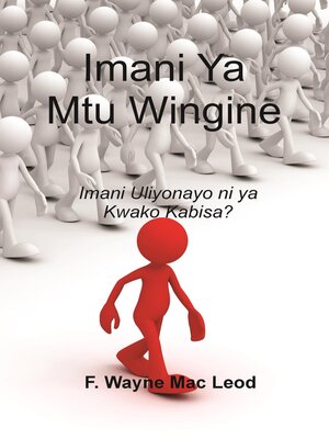 cover image of Someone Else's Faith--Swahili Edition